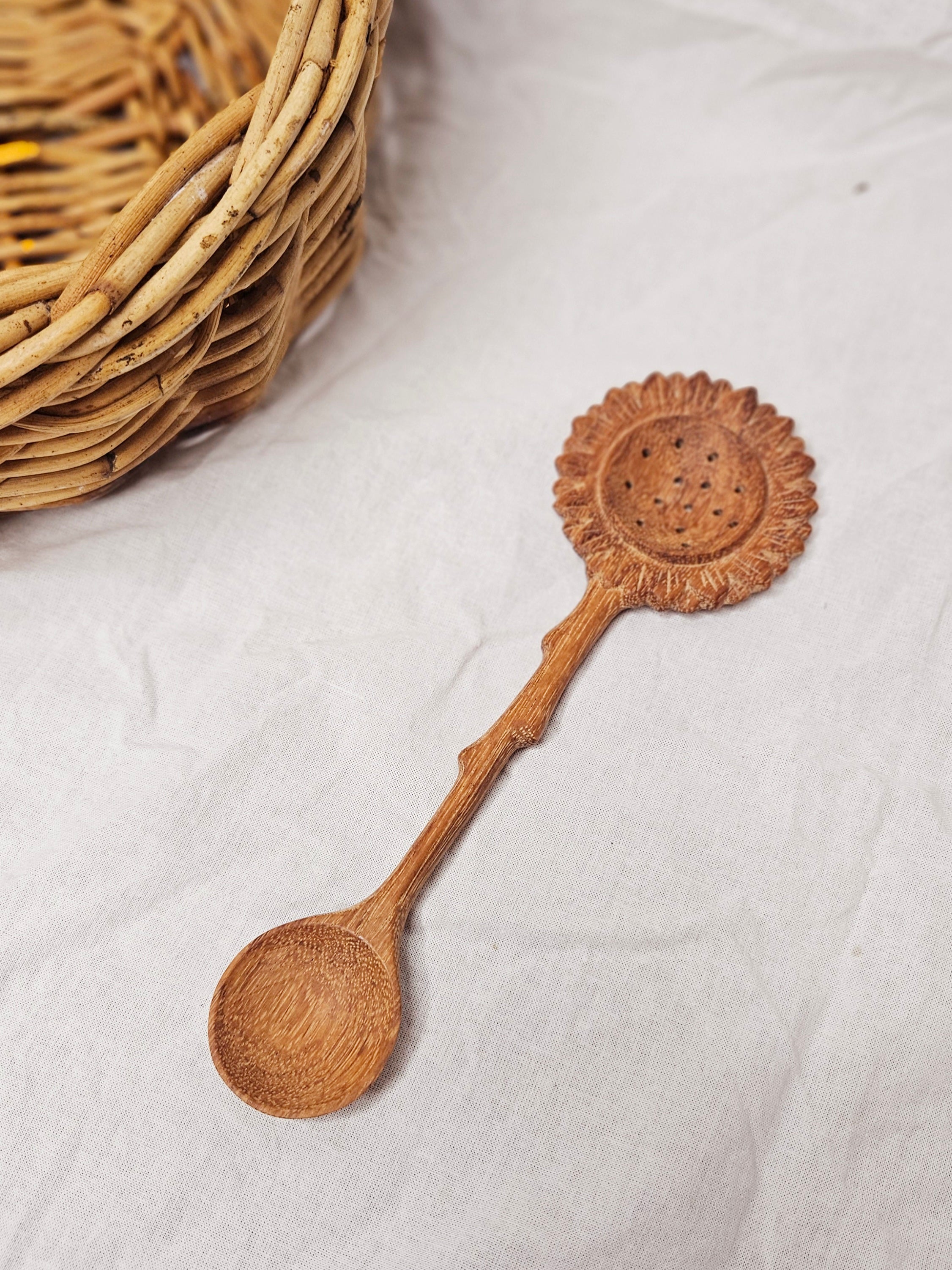 Sunflower Duo Spoon | Wild Mountain Child image 1