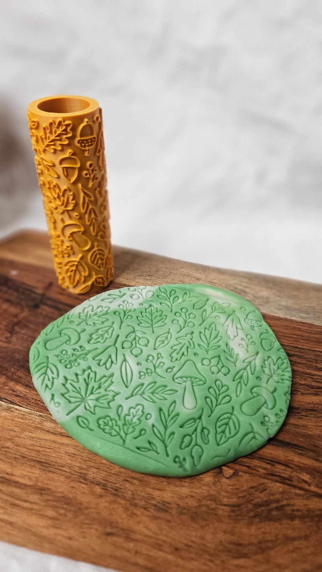 Autumn Forest | Textured Playdough Roller image 1
