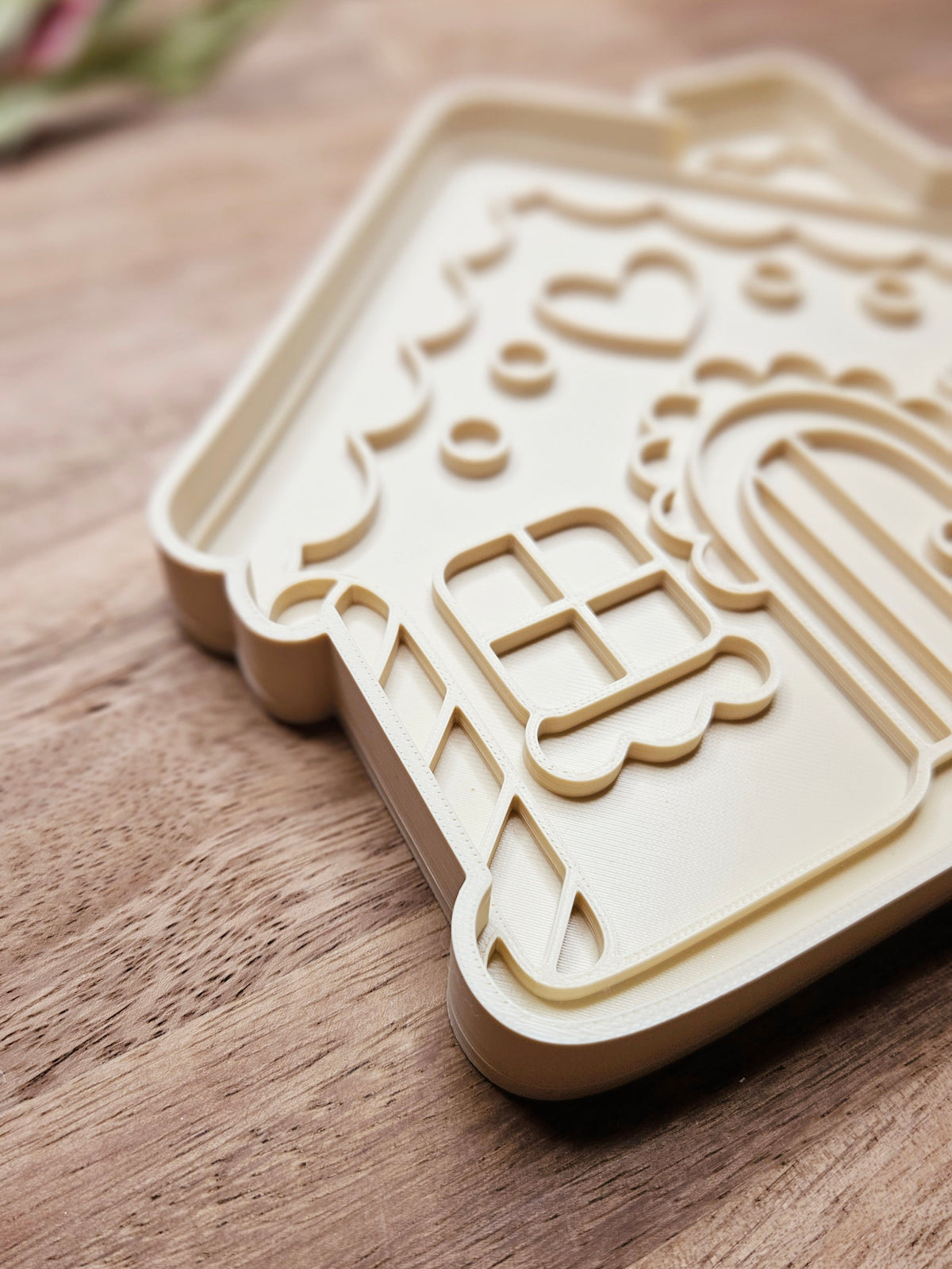 Gingerbread House play tray