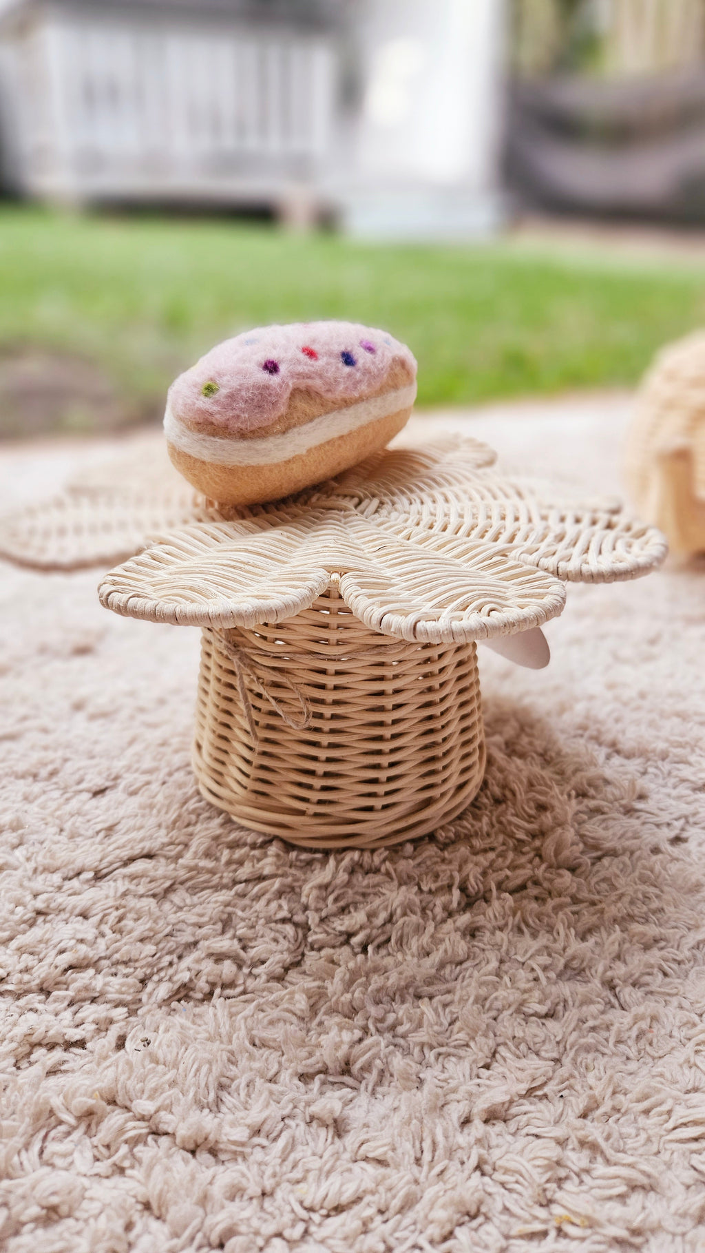 Felt Pink Sprinkle Eclair | JuniMoon image 2