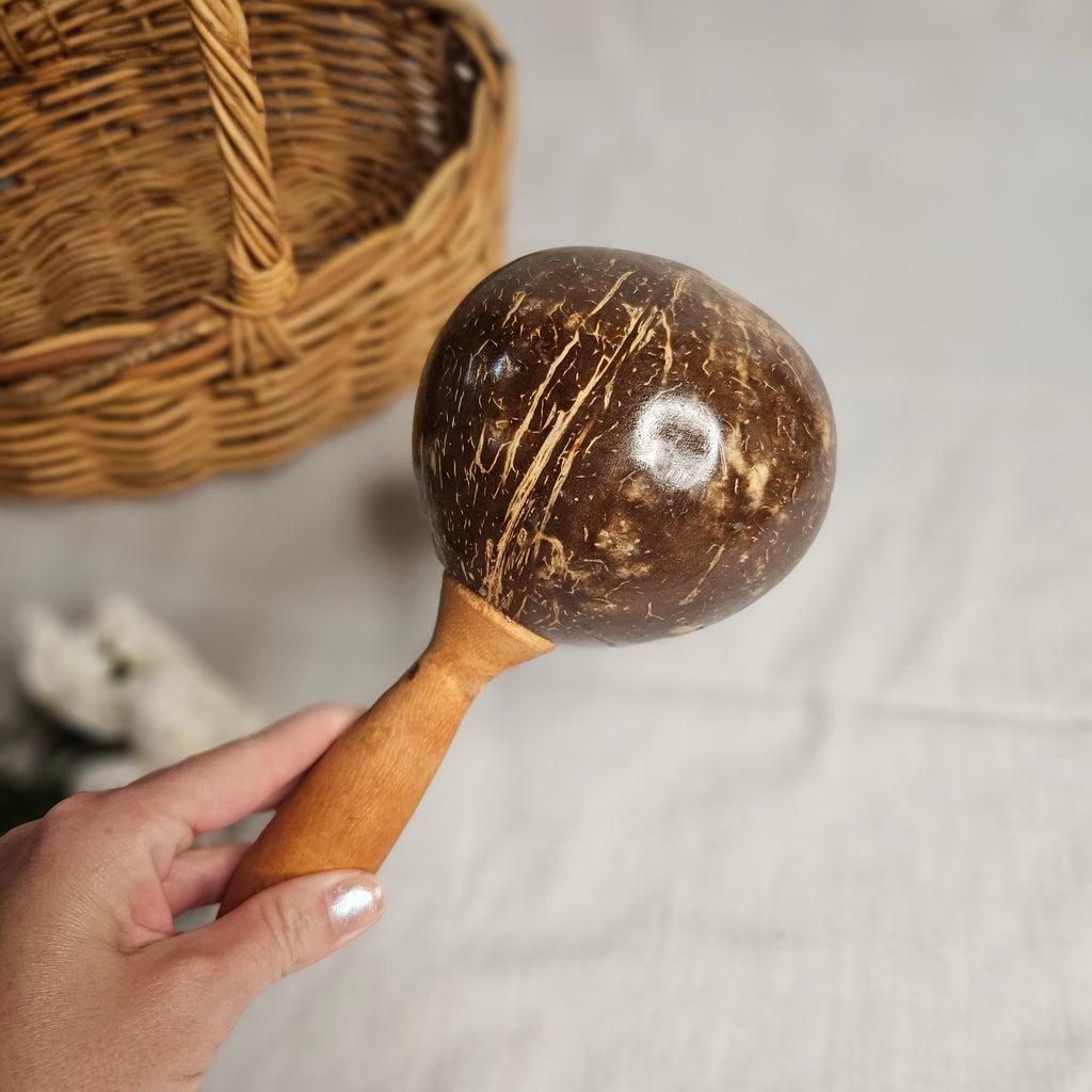 Coconut Maracas | Papoose Toys image 2