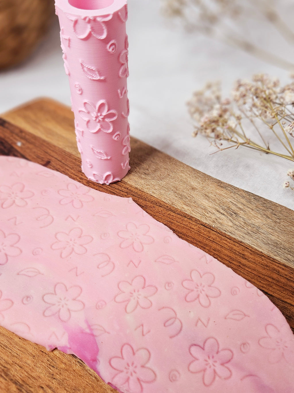 Floral Surprise | Textured Playdough Roller image 1