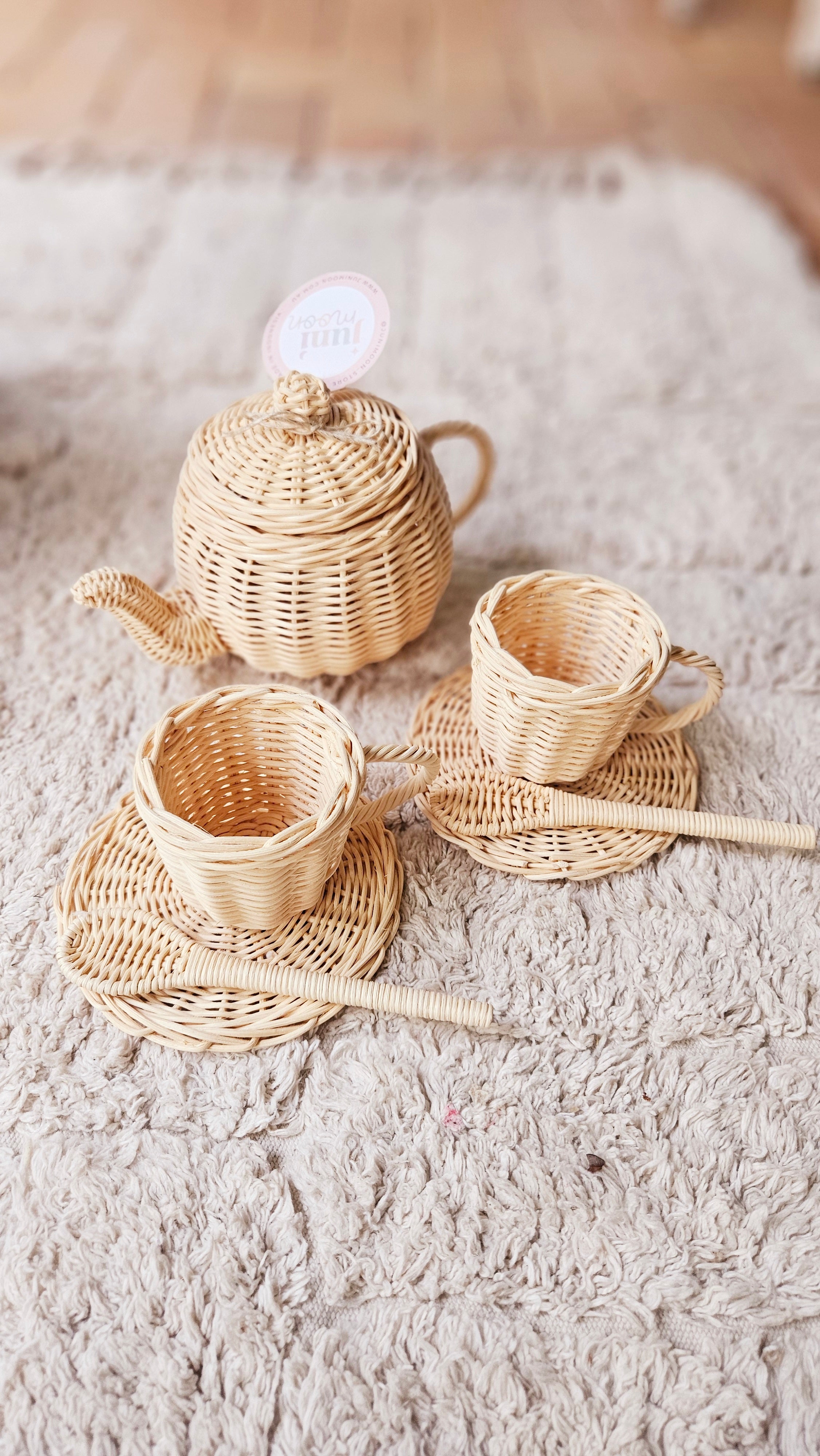 Little Sippers Children's Tea Set (7 piece) | JuniMoon image 4