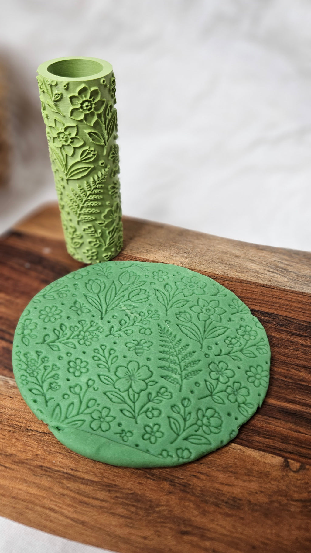 Wildflowers | Textured Playdough Roller image 1