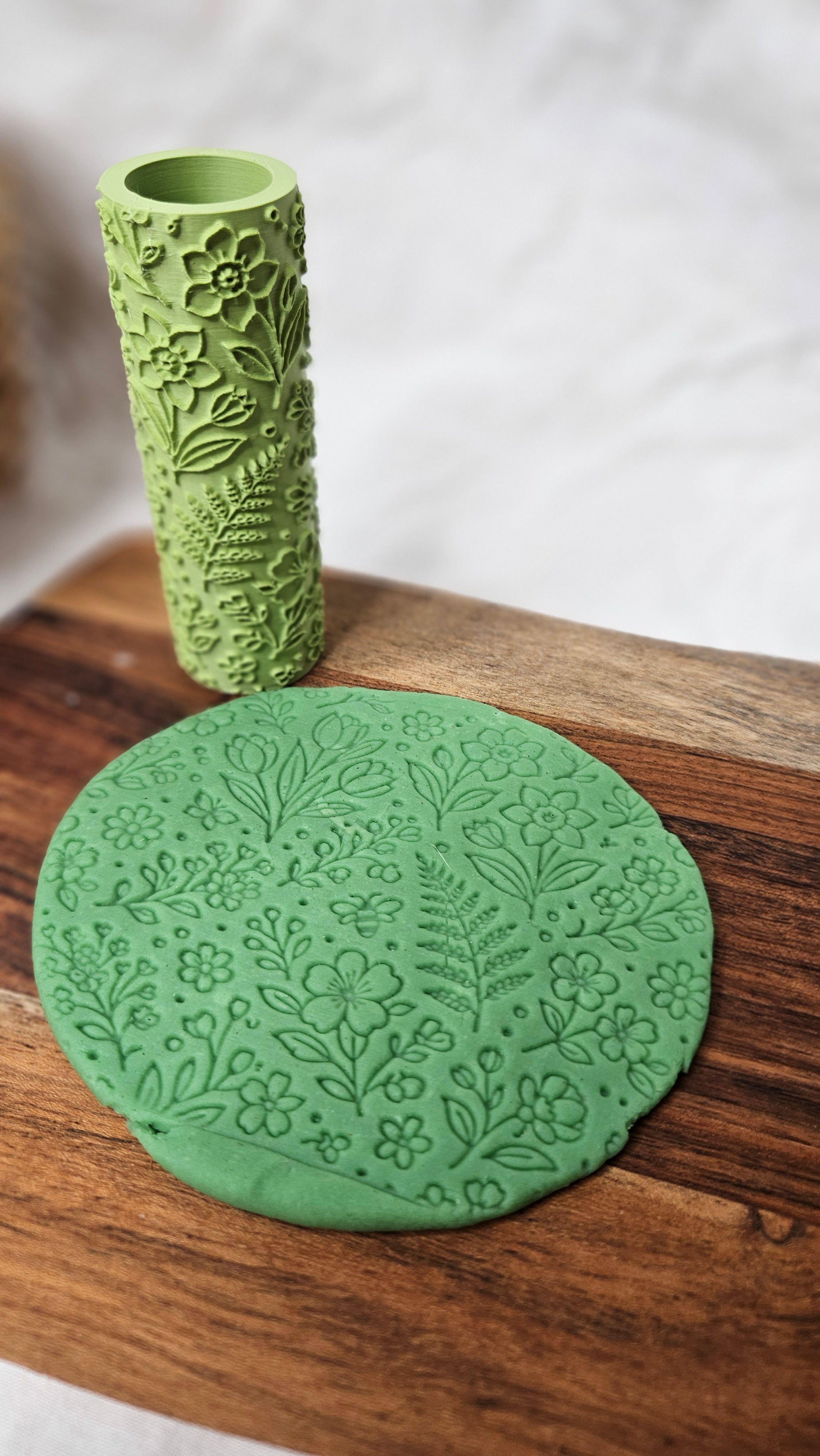 Wildflowers | Textured Playdough Roller image 1