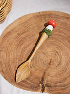 Mushroom Leaf Spoon | Papoose Toys image 0