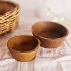 Teak Potion Bowls (2pc) | Papoose Toys image 0
