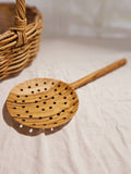 Teak Slotted Spoon | Papoose Toys image 0
