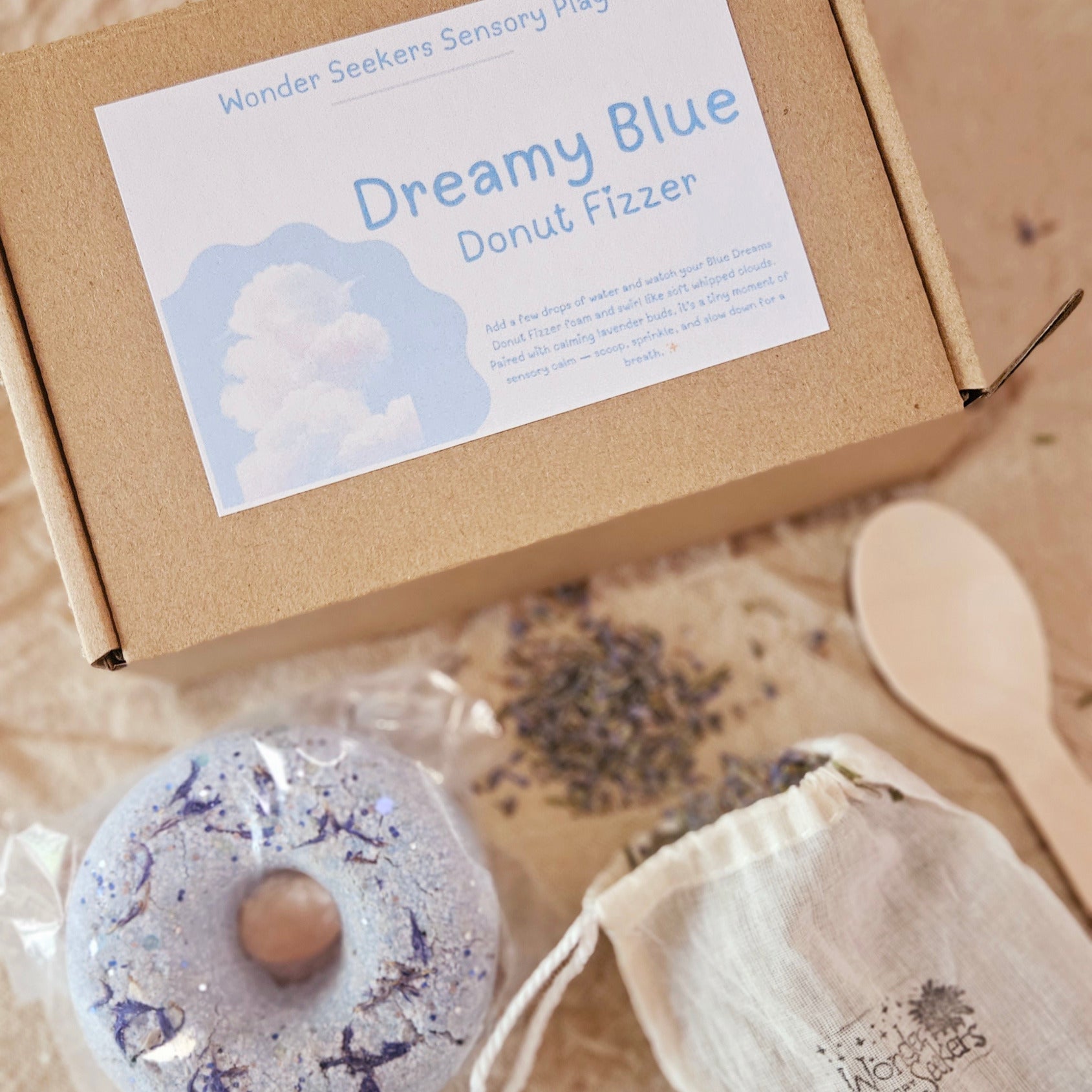 Dreamy Blue Donut Fizzer image 0