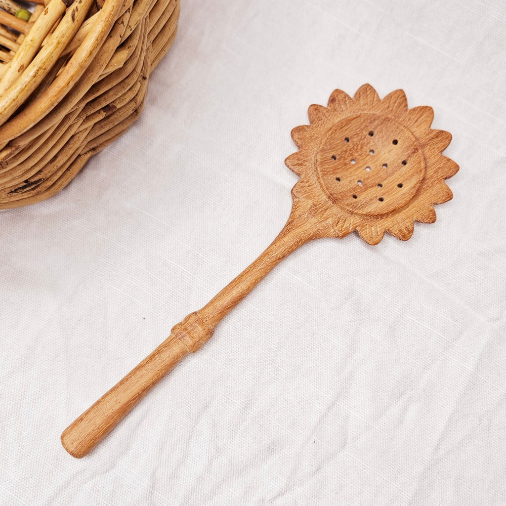 Sunflower Slotted Spoon | Wild Mountain Child image 2