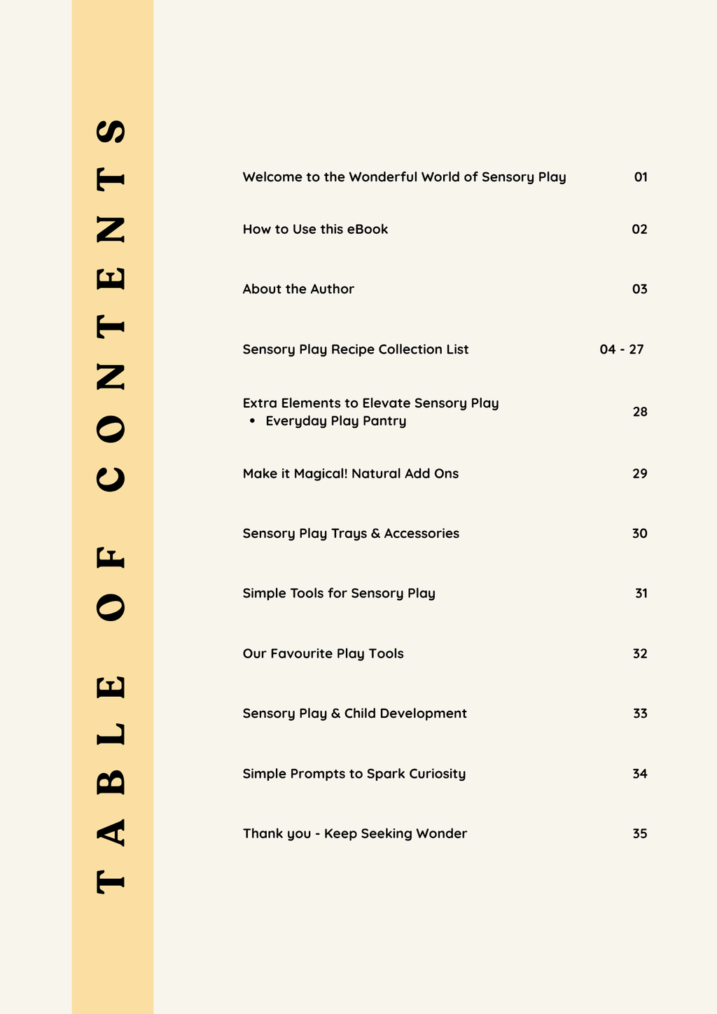 The Wonder Seekers Guide to Sensory Play