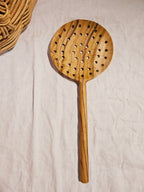 Teak Slotted Spoon | Papoose Toys image 2