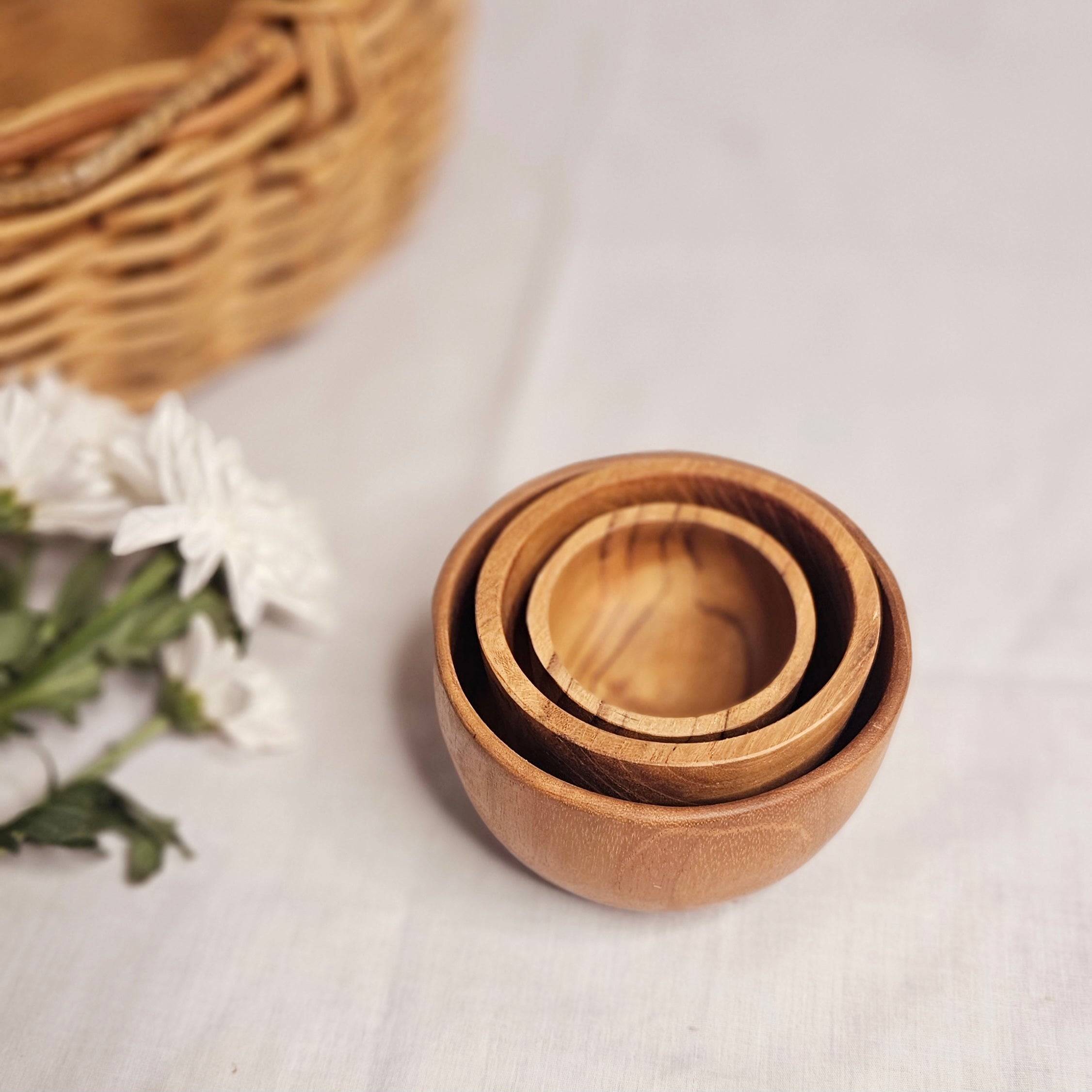 Nesting Baby Bowls | set of 3 | Papoose Toys image 0