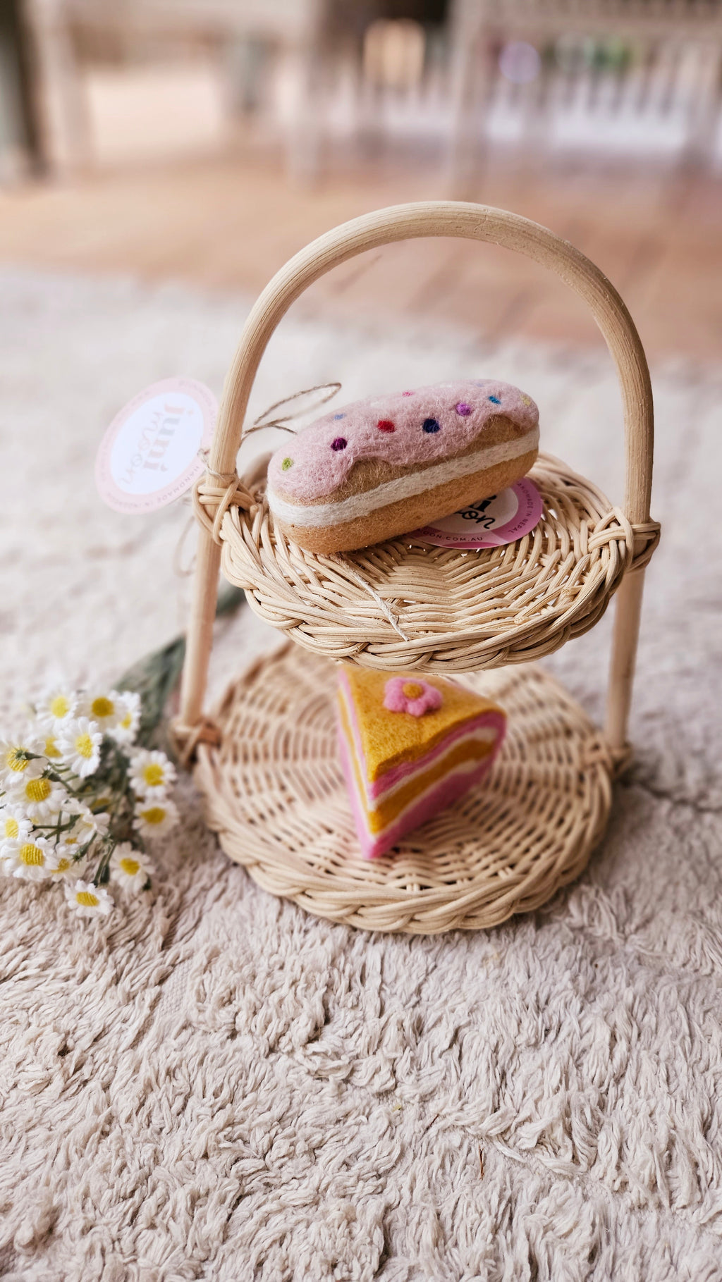 Felt Pink Sprinkle Eclair | JuniMoon image 4