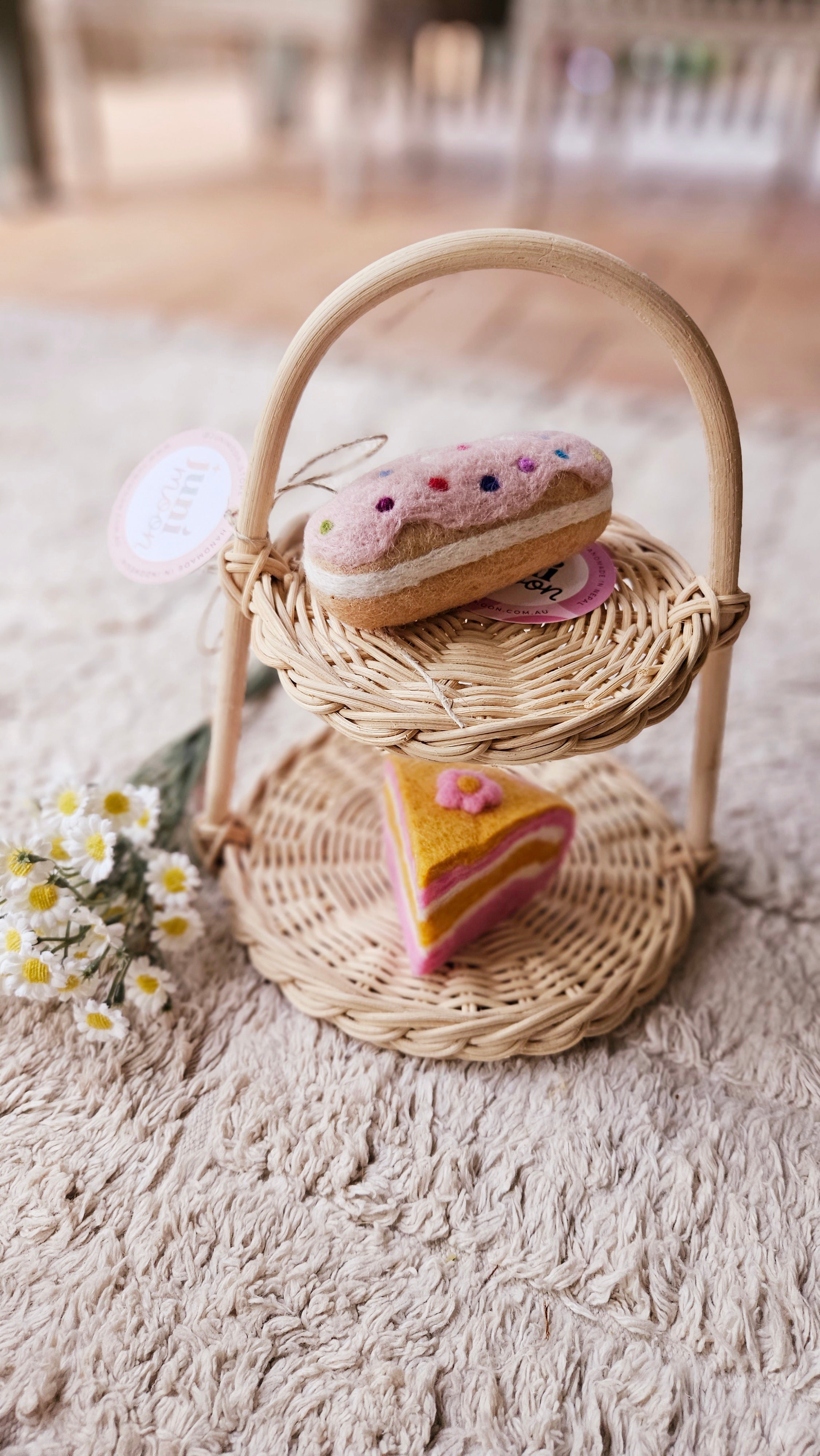 Felt Pink Sprinkle Eclair | JuniMoon image 4