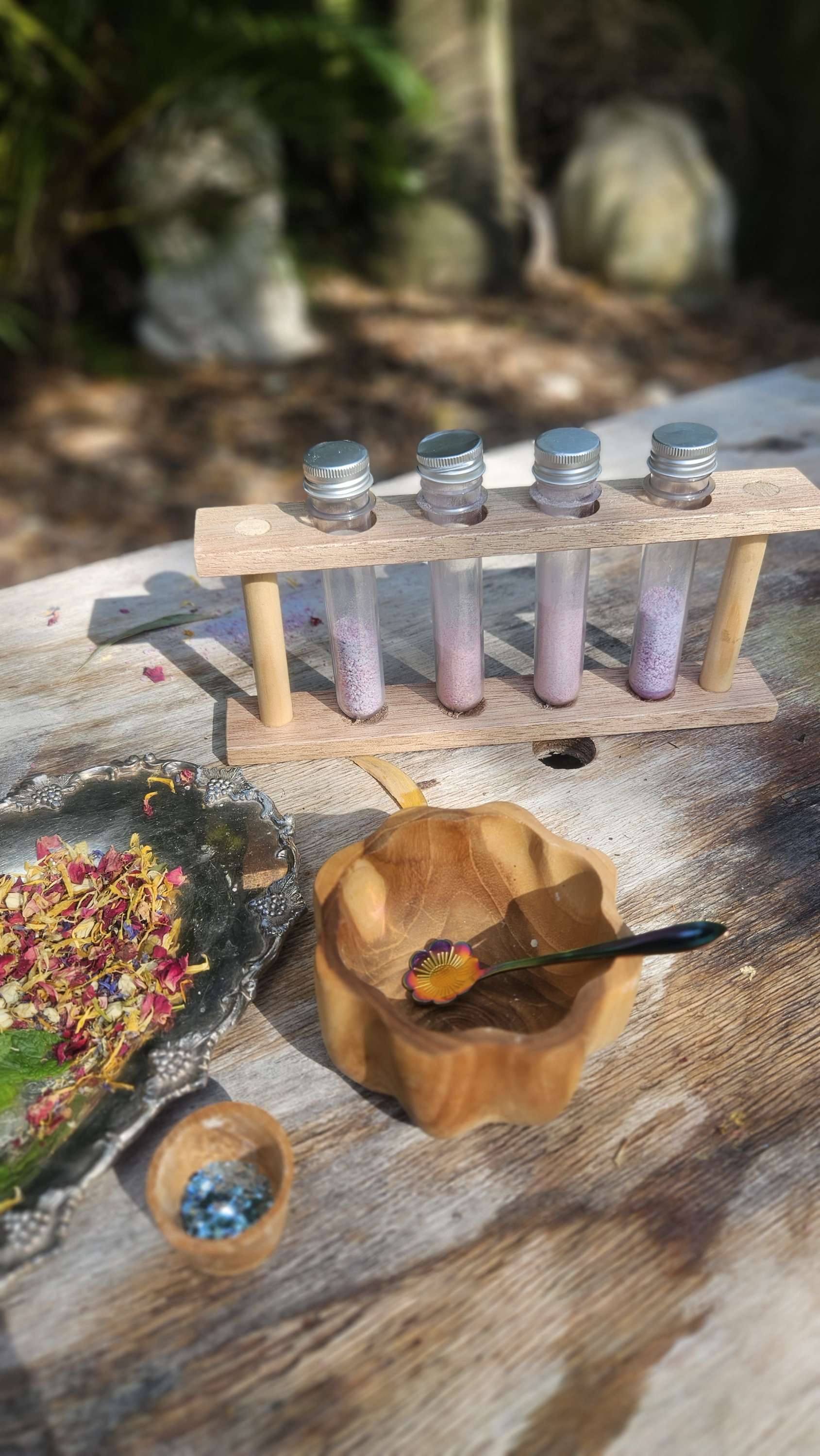 Timber Test Tube Rack image 0