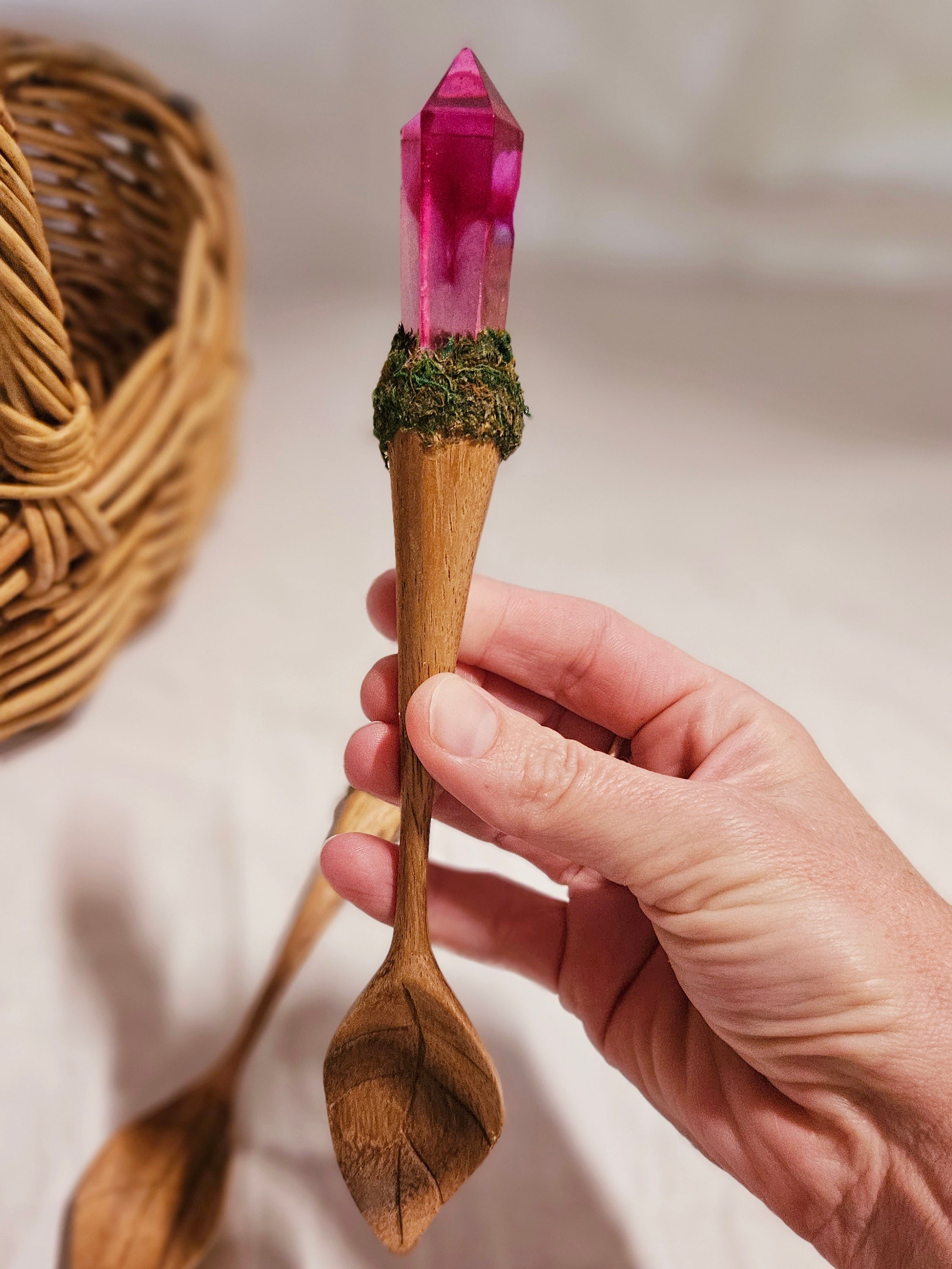 Crystal Leaf Spoon | Papoose Toys image 3