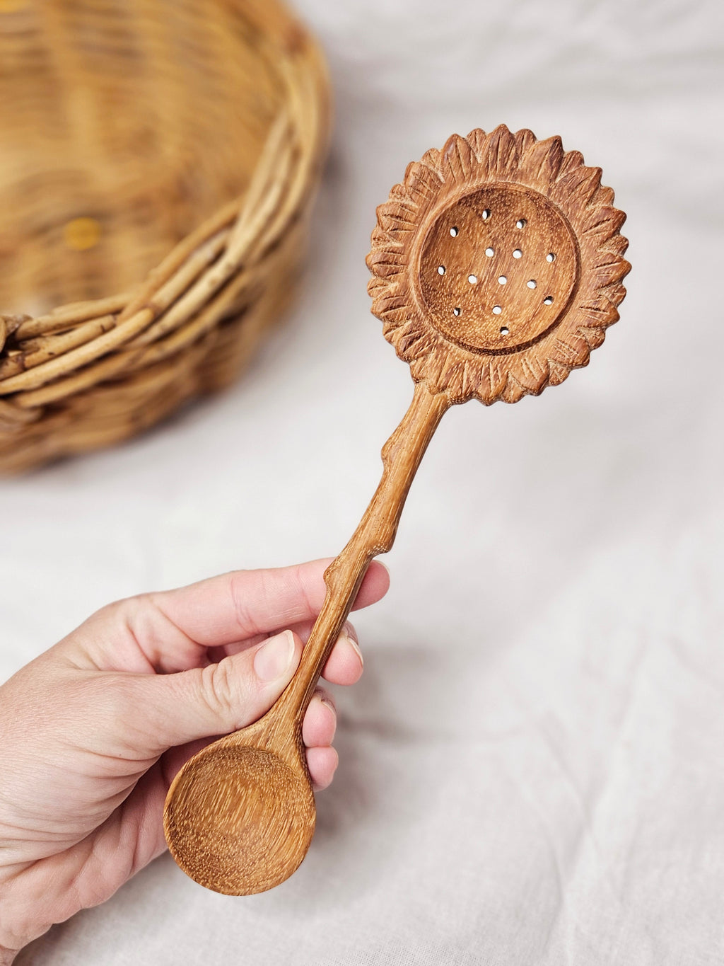 Sunflower Duo Spoon | Wild Mountain Child image 0