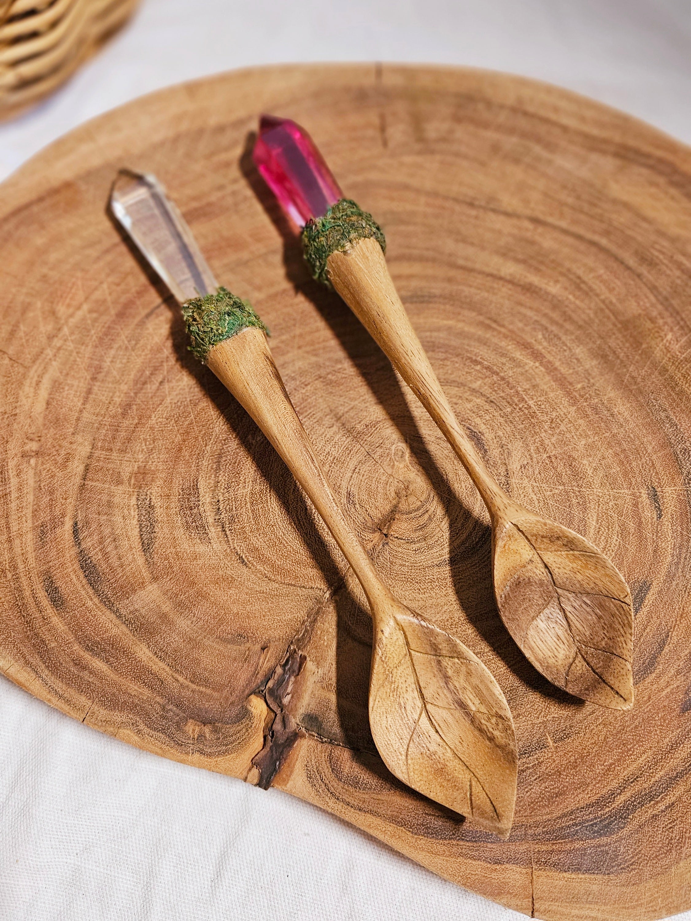 Crystal Leaf Spoon | Papoose Toys image 5