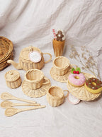 Juni Moon Tea Time Bundle | Rattan Play Set image 1