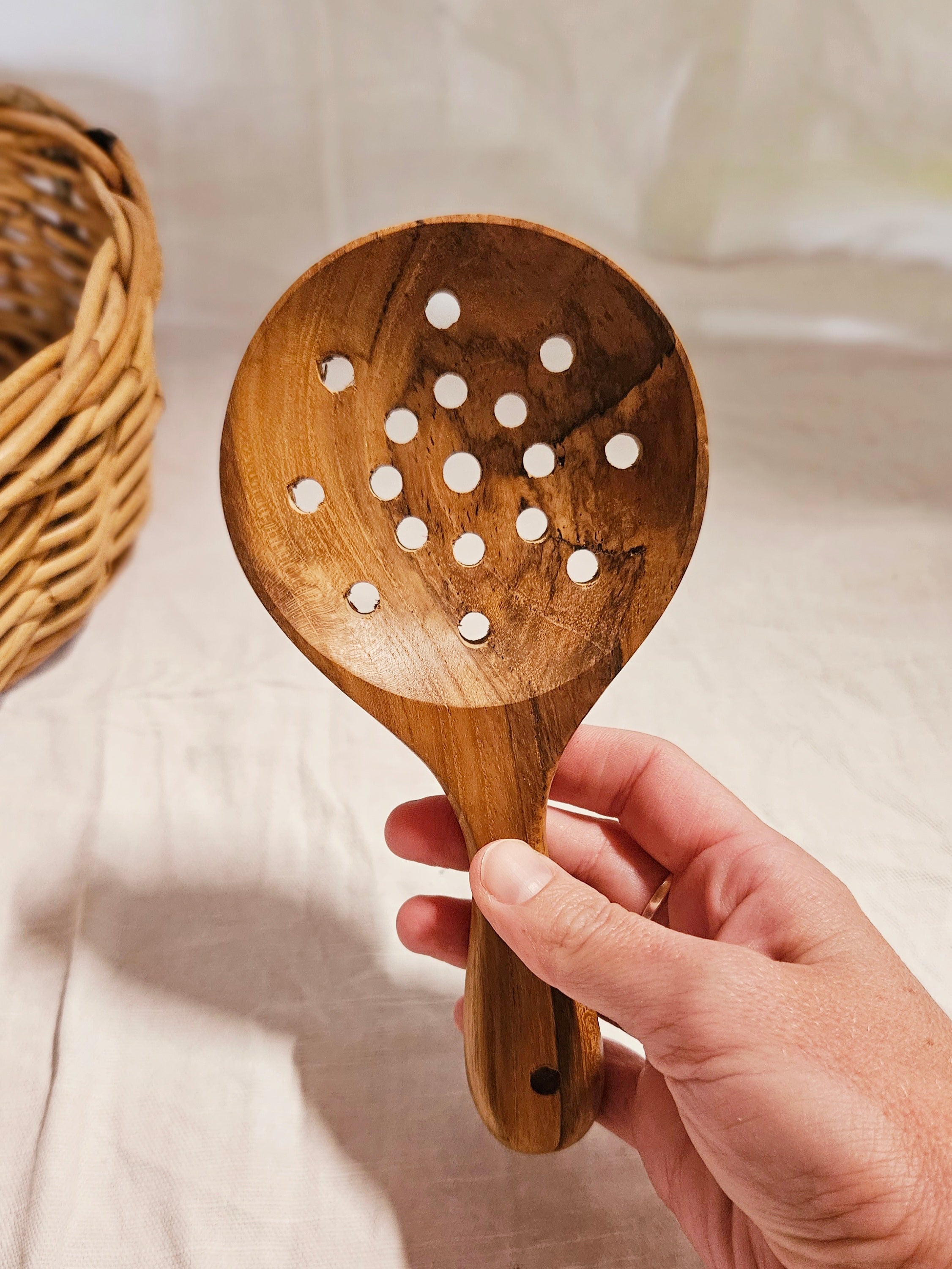 Mini Slotted Spoon | Papoose Toys image 1