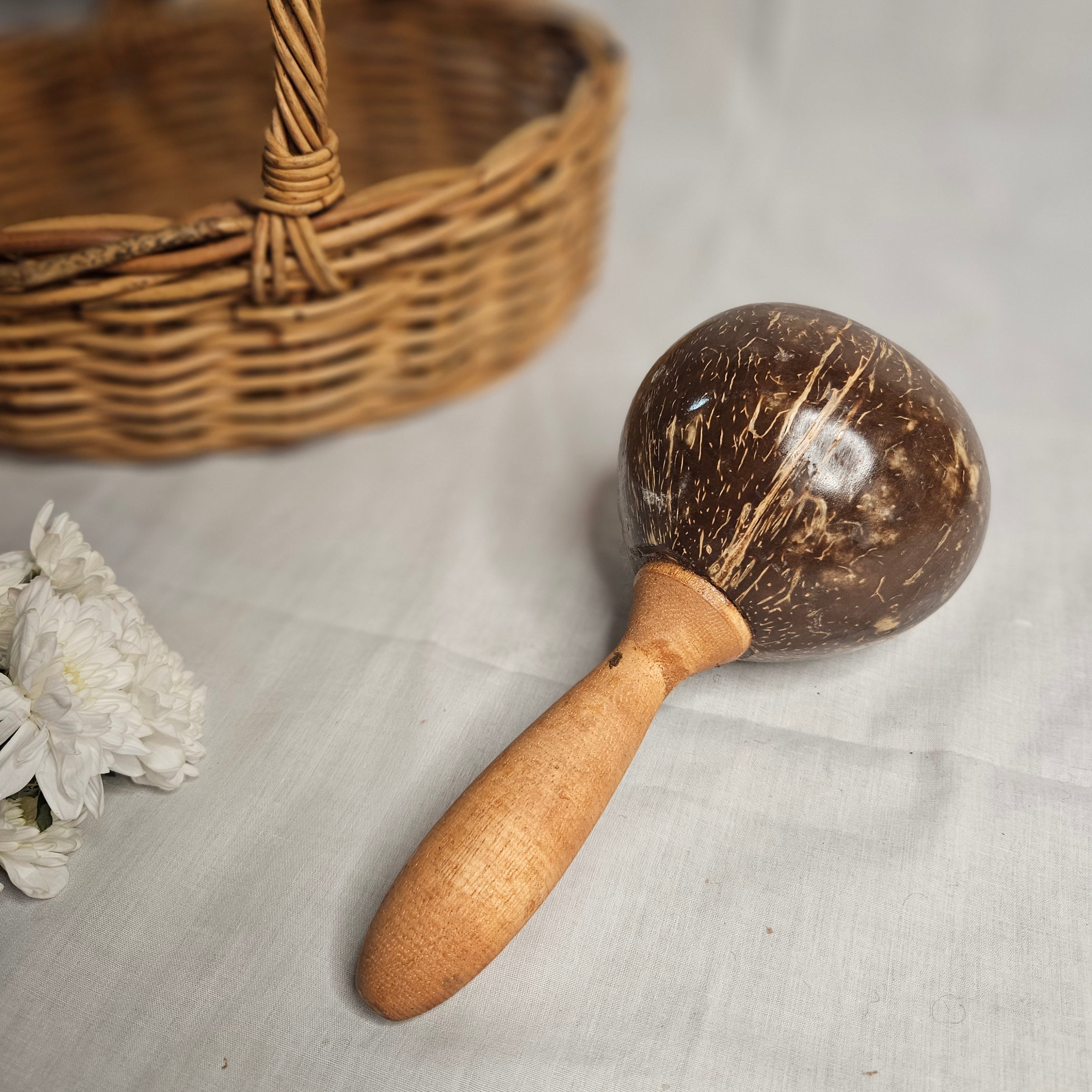 Coconut Maracas | Papoose Toys image 0