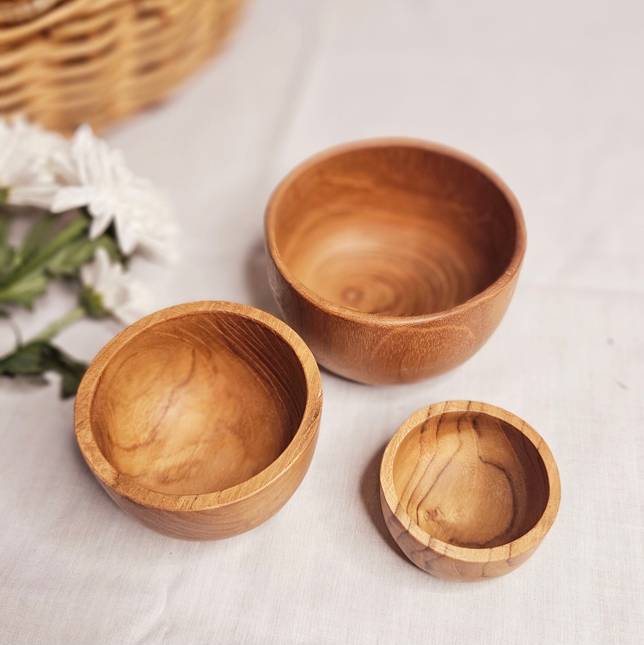 Nesting Baby Bowls | set of 3 | Papoose Toys image 1