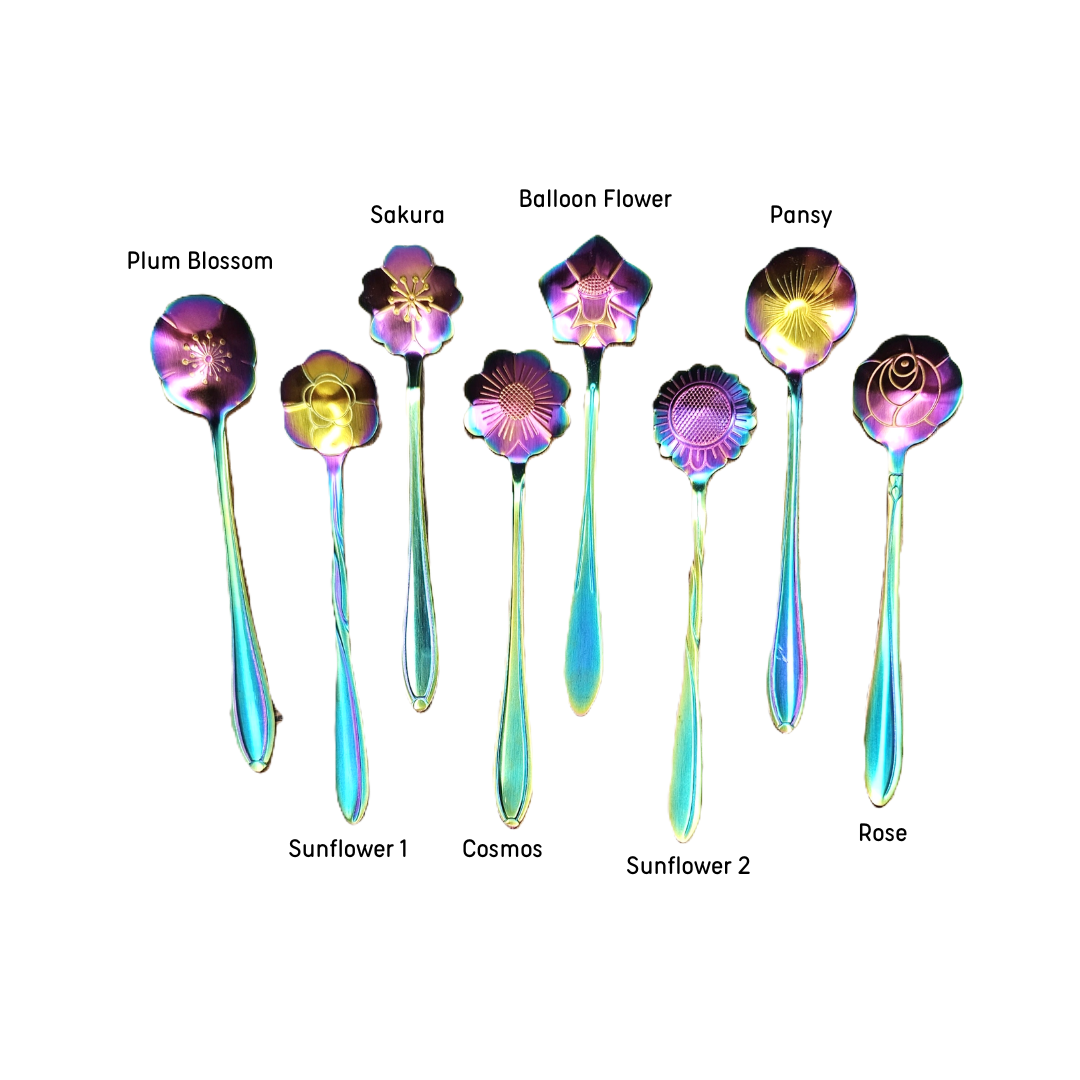 Flower Spoons (set of 8) image 4