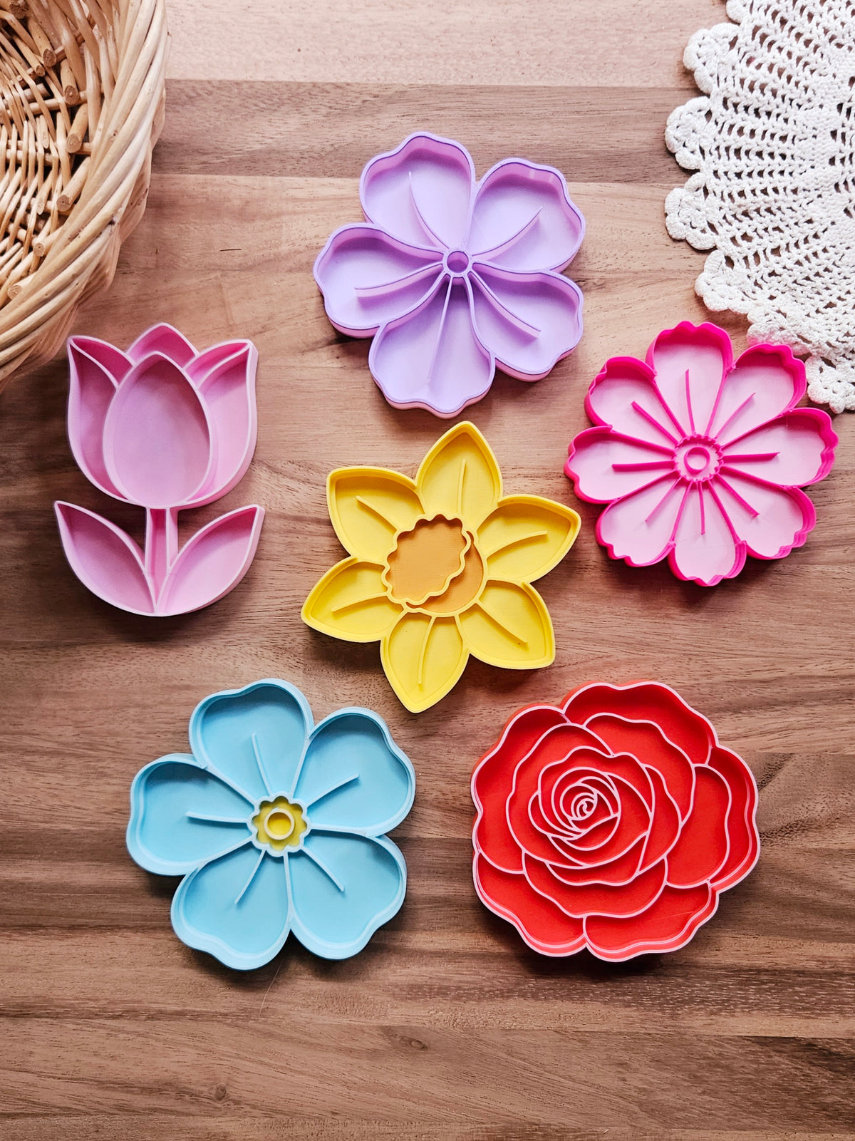 Spring Flower Play Tray | Individual or Set
