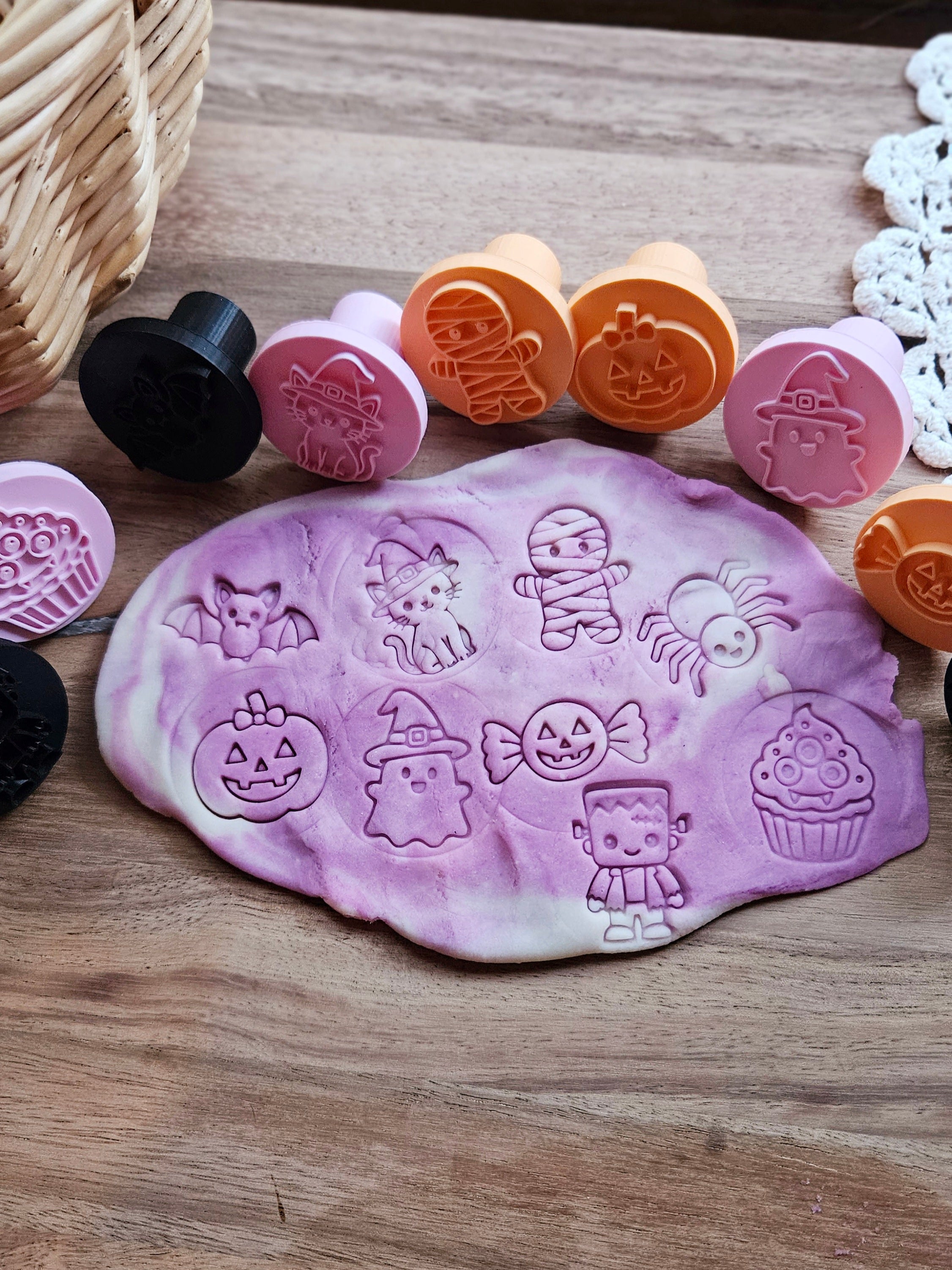 Halloween Playdough Stampers – Set of 9
