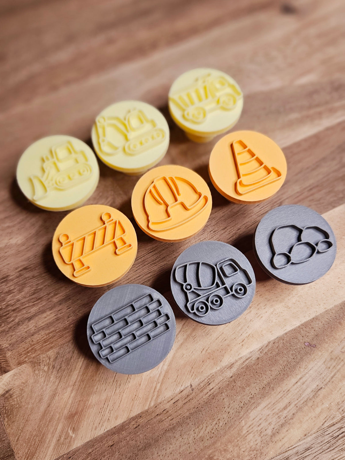 Construction Site Playdough Stampers | Set of 9