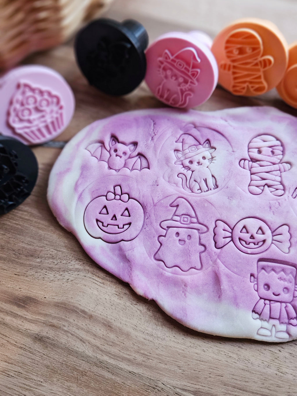 Halloween Playdough Stampers – Set of 9