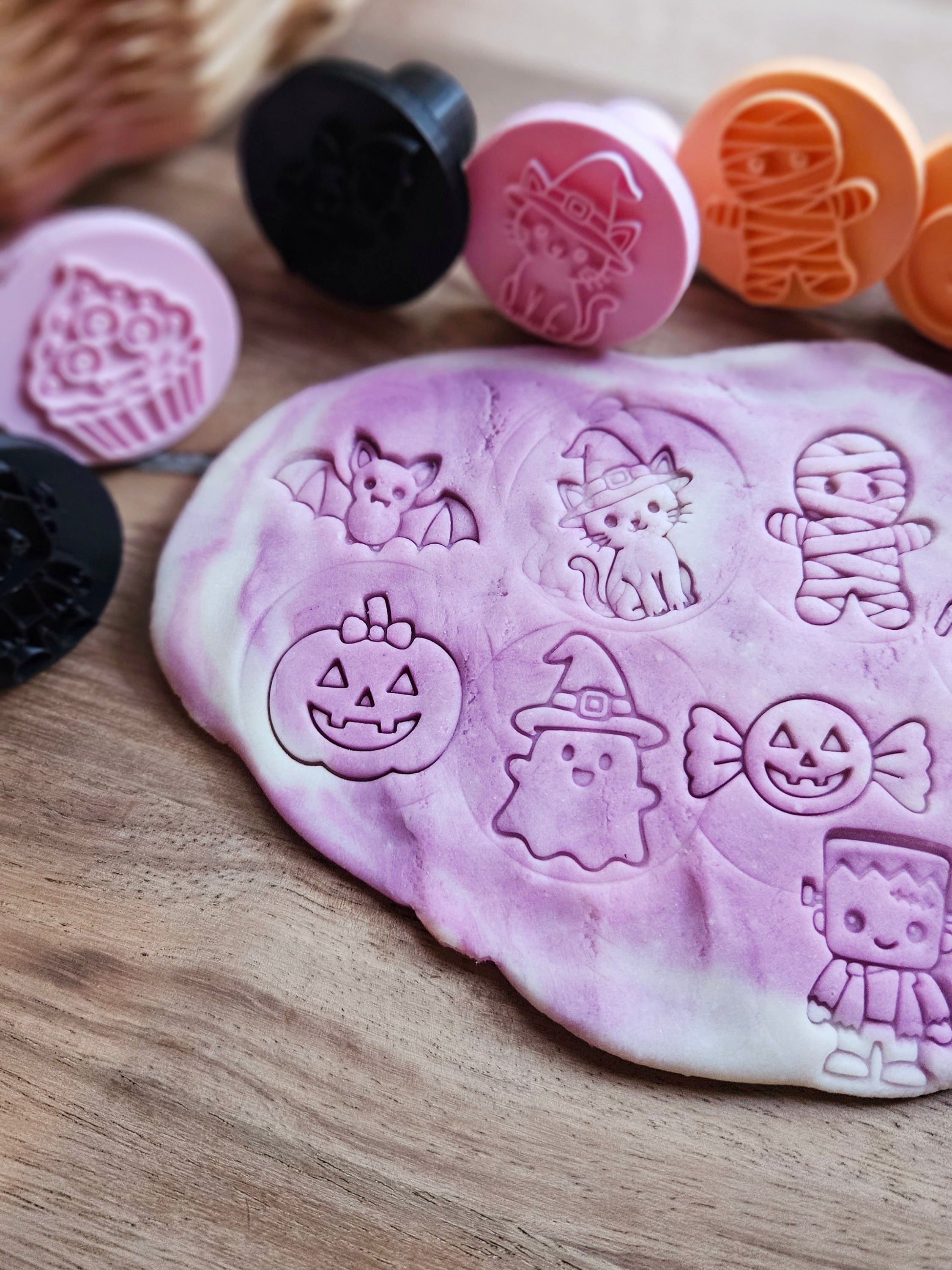 Halloween Playdough Stampers – Set of 9