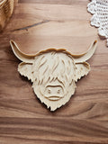 Highland Cow Play Tray
