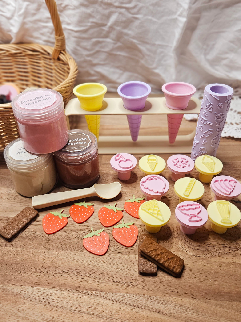 Deluxe Ice Cream Shoppe Playdough Kit