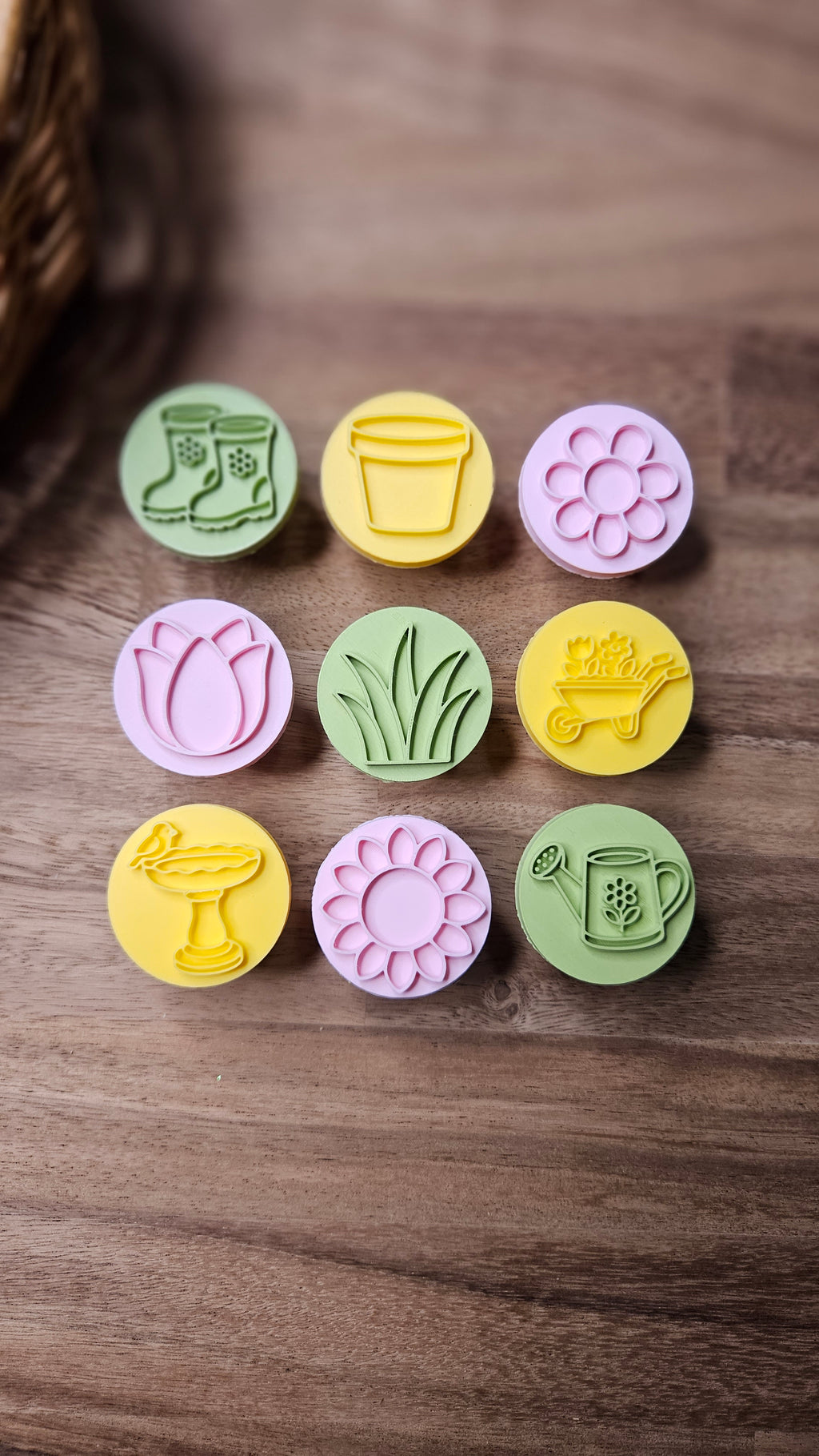 In the Garden Playdough Stampers – Set of 9