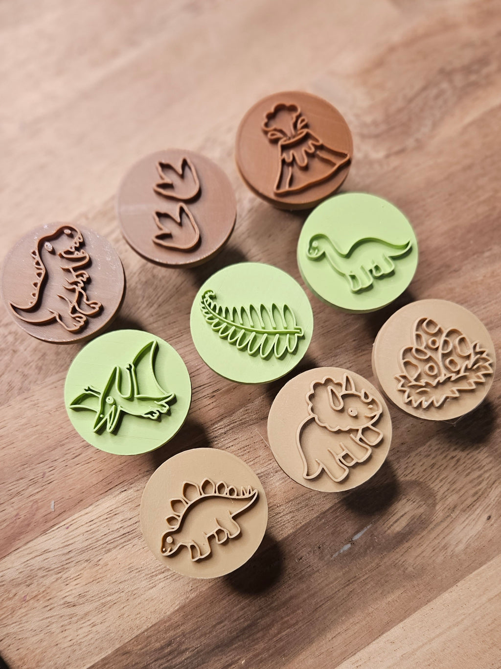 Dinosaur Playdough Stampers | Set of 9