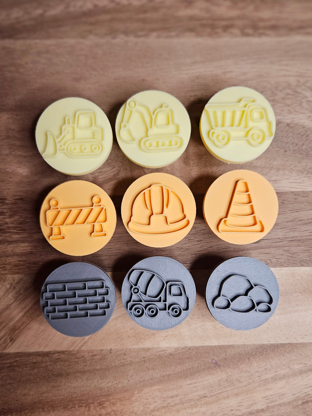 Construction Site Playdough Stampers | Set of 9