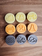 Construction Site Playdough Stampers | Set of 9