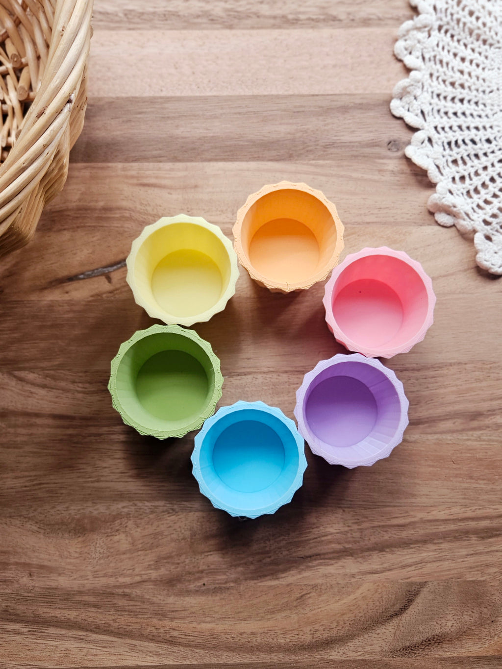 Scallop Cupcake Cups