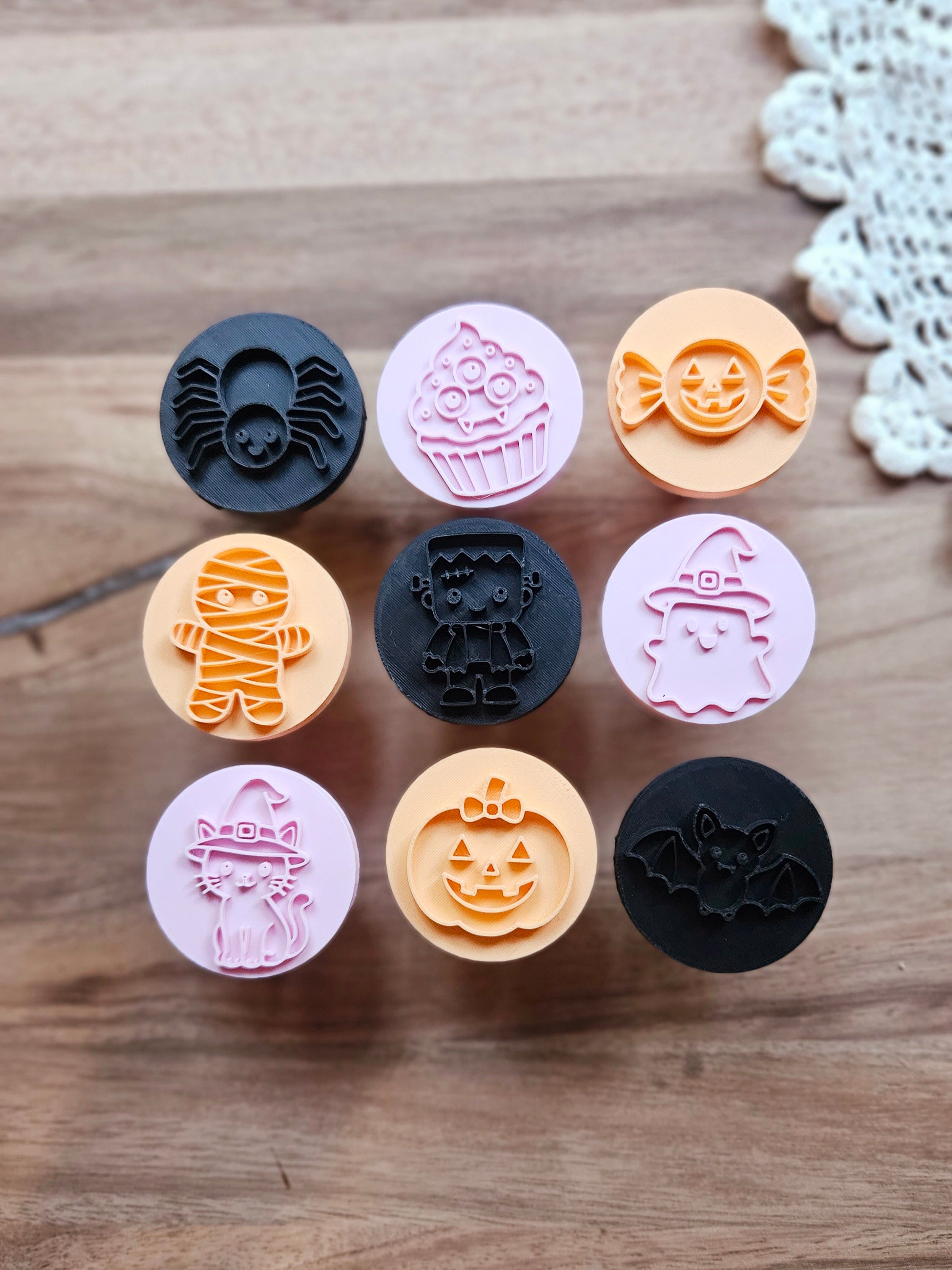 Halloween Playdough Stampers – Set of 9