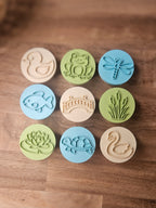 Pond Life Playdough Stampers – Set of 9