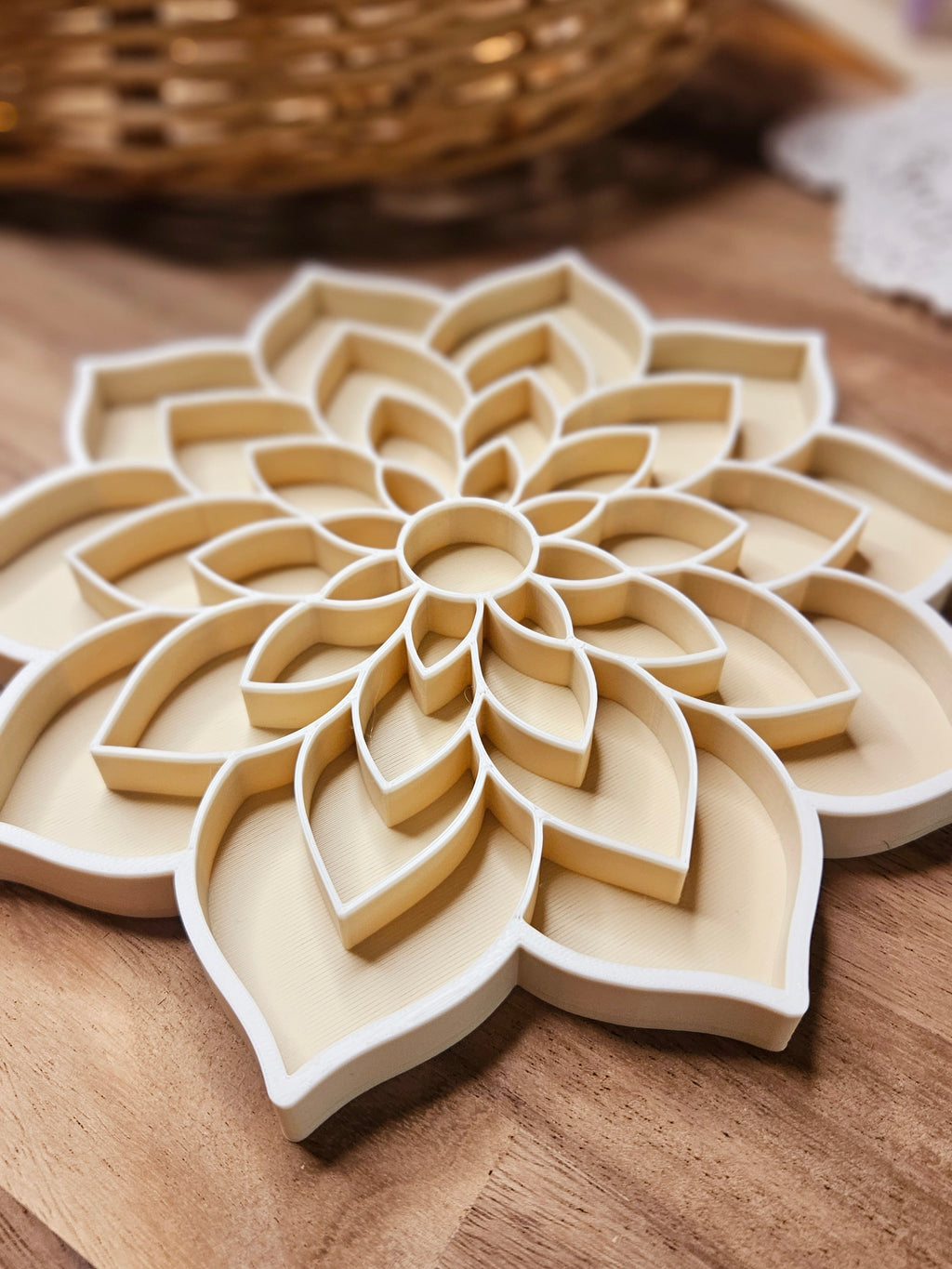 Mandala Flower Play Tray