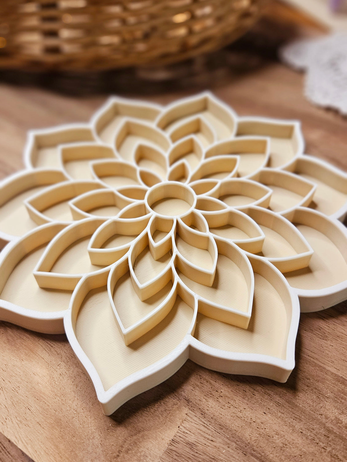 Mandala Flower Play Tray