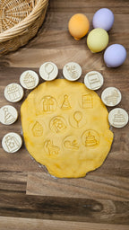 Birthday playdough stampers, set of 9, photo 3