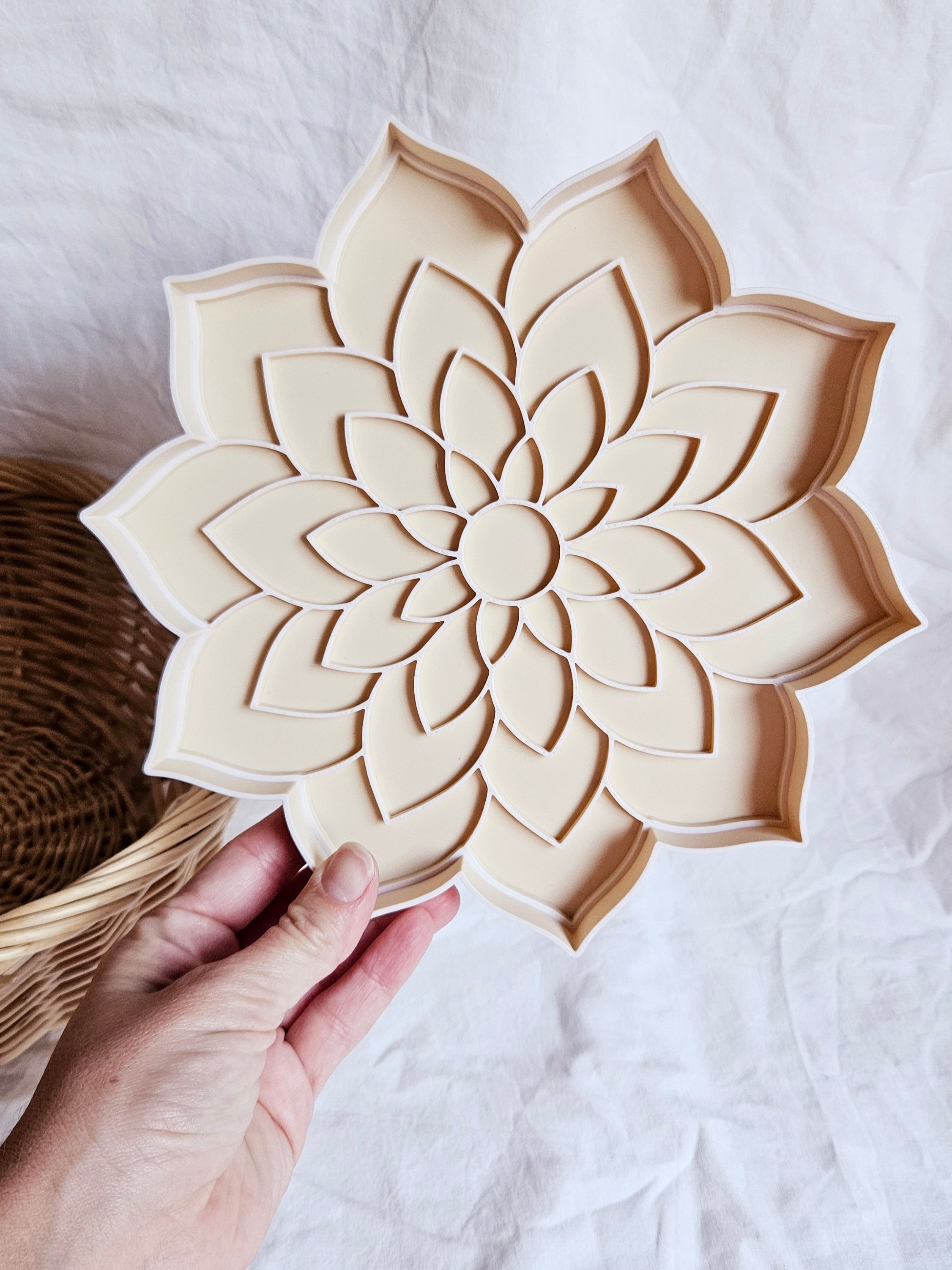 Mandala Flower Play Tray