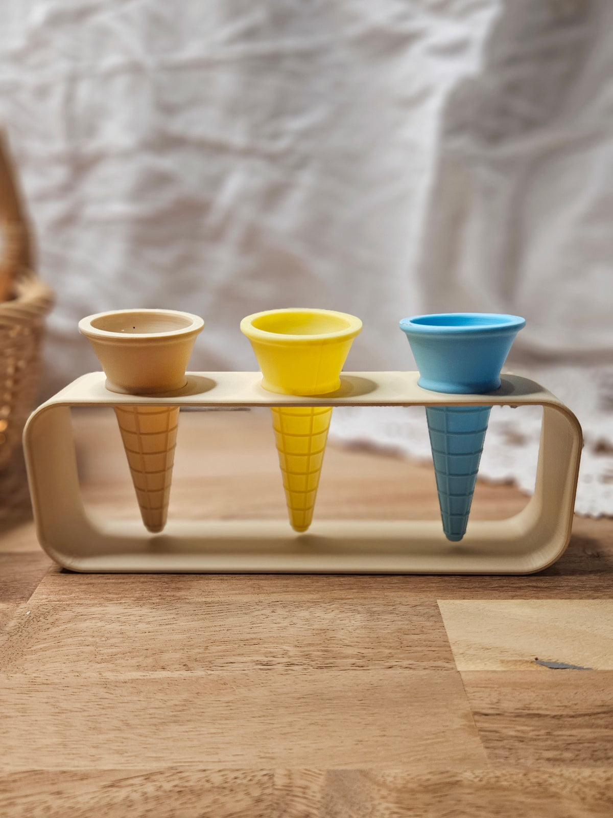 Ice Cream Cone Holder Set | 3 Cones
