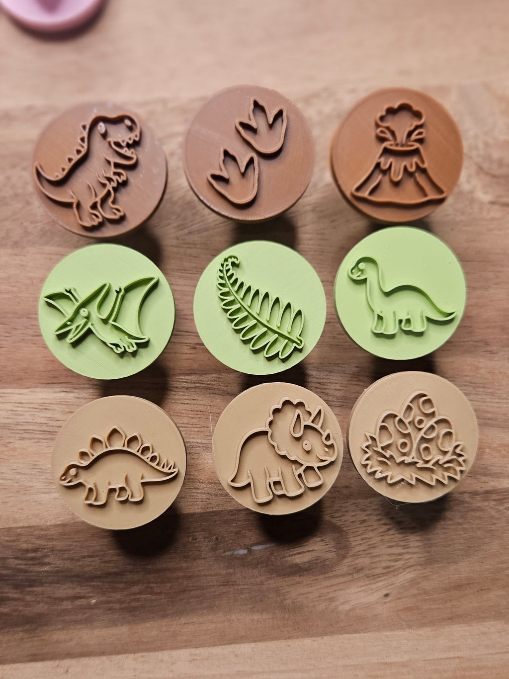 Dinosaur Playdough Stampers | Set of 9