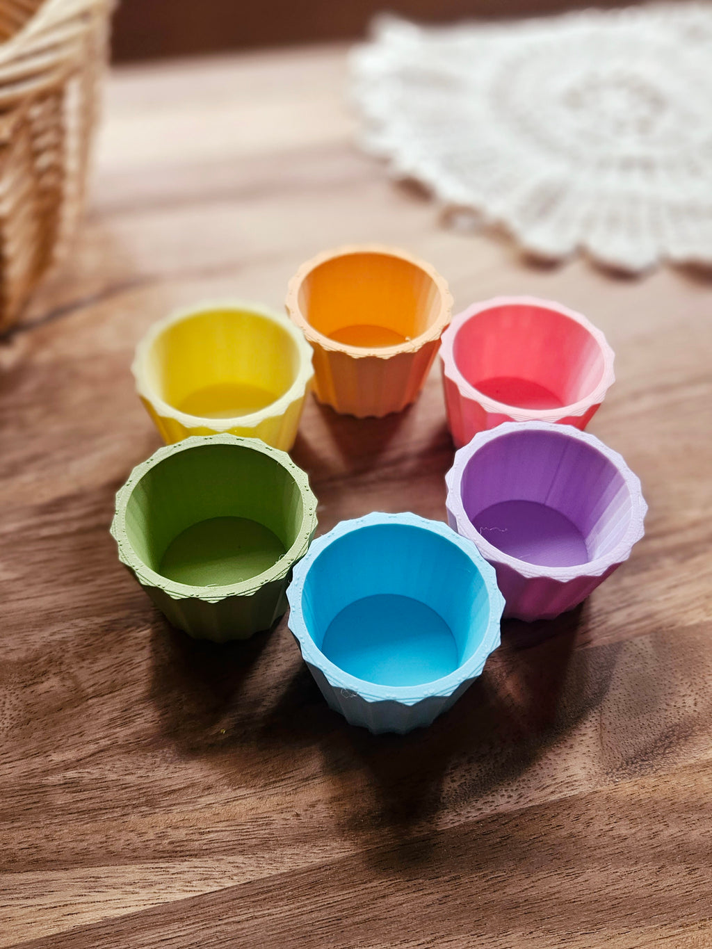Scallop Cupcake Cups